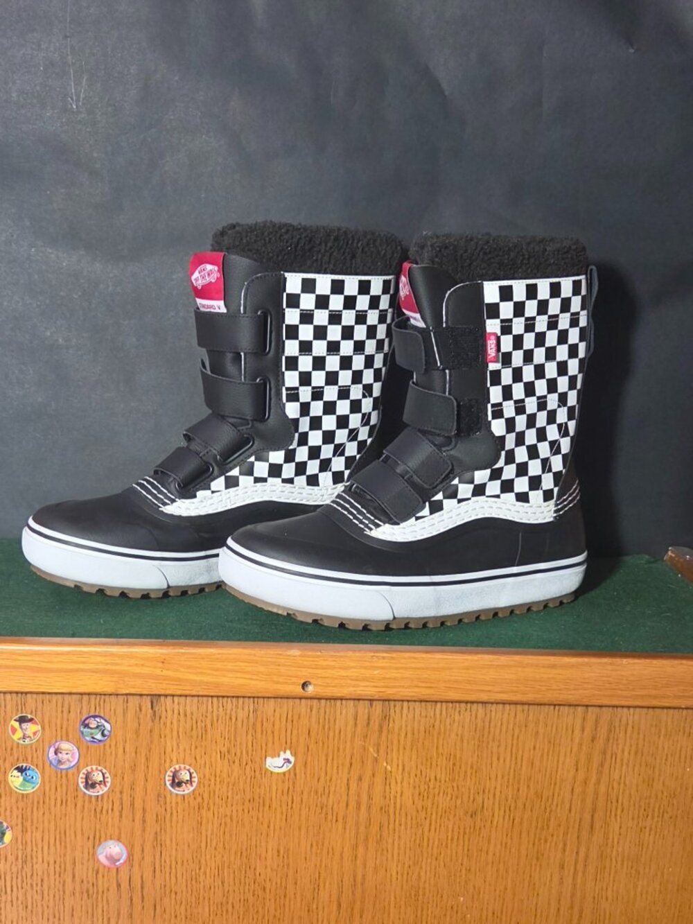 Vans Standard MTE Checkerboard Winter Boots Shearling Lined
